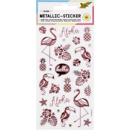 folia Metallic-Sticker Summer Loving, Blattformat: 95x175 mm