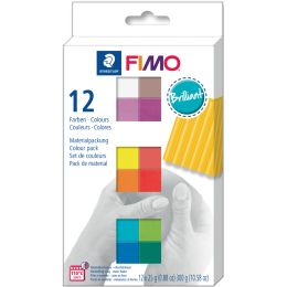 FIMO SOFT Modelliermasse-Set Basic, 12er Set