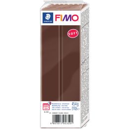 FIMO SOFT Modelliermasse, ofenhärtend, schokolade, 454 g