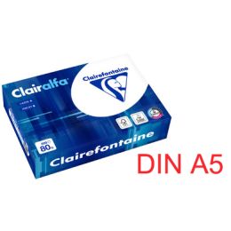 Clairalfa Multifunktionspapier, DIN A5, 80 g/qm, extra weiß