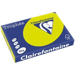 Clairefontaine Multifunktionspapier Trophe, A3, neongrn