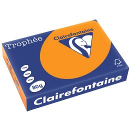 Clairefontaine Multifunktionspapier Trophe, A4, neonorange