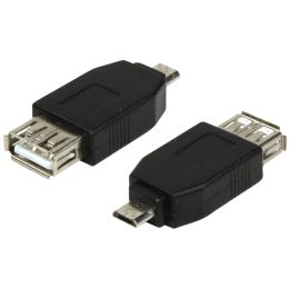 LogiLink USB 2.0 Adapter, Micro USB Stecker - USB Kupplung
