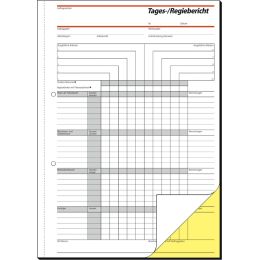 sigel Formularbuch Rapport/Regiebericht, A5, 100 Blatt