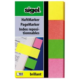 sigel Haftmarker Neon, 50 x 20 mm, 200 Blatt