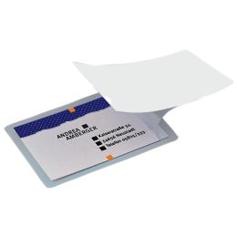 sigel Kalt-Laminierfolie für Karten bis 85 x 55 mm, glasklar