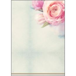sigel Design-Papier, DIN A4, 90 g/qm, Motiv Rose Bloom