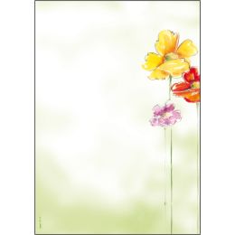 sigel Design-Papier, DIN A4, 90 g/qm, Motiv Rose Bloom