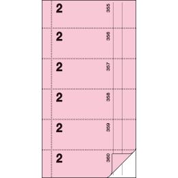 sigel Formularbuch Bonbuch, 105 x 200 mm, SD, rosa