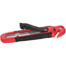 WEDO Safety-Cutter Standard, Trapez-Klinge, schwarz/rot