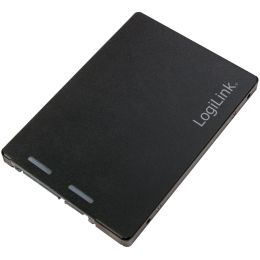 LogiLink M.2 SSD - 2,5 SATA Adapter, schwarz