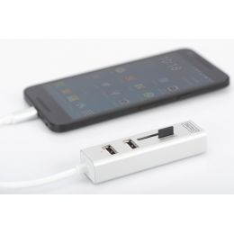 DIGITUS USB-C 2.0 OTG Hub 3-Port/ SD-Card-Reader Kartenleser