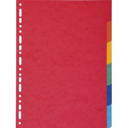 EXACOMPTA Karton-Register, DIN A4 berbreite, 12-teilig