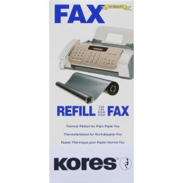 Kores Thermotransferrolle für brother Fax T72, 74, schwarz