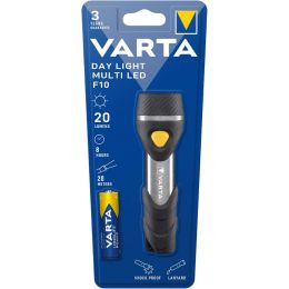 VARTA Taschenlampe Day Light Multi LED F10, inkl. Batterie