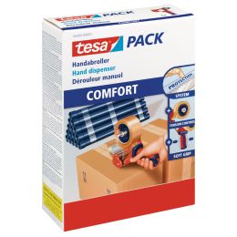 tesapack Handabroller COMFORT 6400 fr Verpackungsklebeband