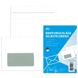 MAILmedia Briefumschlag Offset weiß, C6, mit Fenster