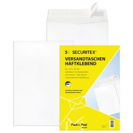 SECURITEX Versandtasche, B4, wei, ohne Fenster, 130 g/qm