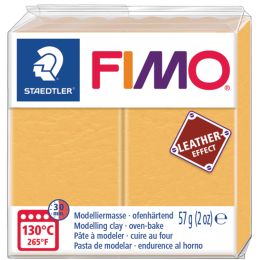 FIMO EFFECT LEATHER Modelliermasse, lagune, 57 g