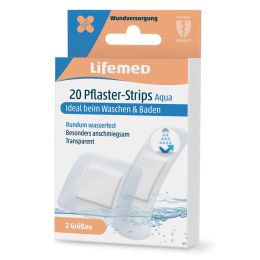 Lifemed Pflaster-Strips Aqua, transparent, 10er