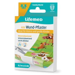 Lifemed Kinder-Wund-Pflaster Farmtiere, 500 mm x 60 mm