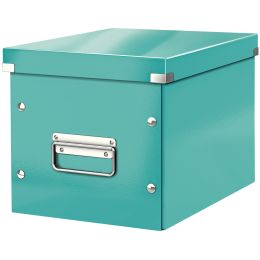 LEITZ Ablagebox Click & Store WOW Cube L, eisblau