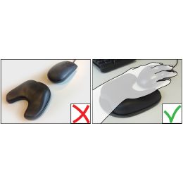 UNiLUX ergonomische Handgelenksttze ROLLING, schwarz