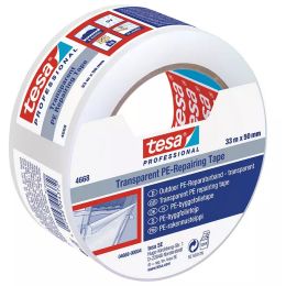 tesa PE-Reparaturband, 50 mm x 33 m, transparent