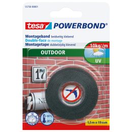 tesa Powerbond Montageband OUTDOOR, 19 mm x 5,0 m