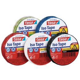 tesa Isolierband ISO TAPE, 15 mm x 10 m, grn / gelb