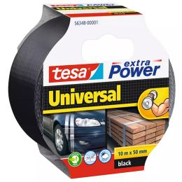 tesa Folienband extra Power Universal, 50 mm x 10 m, schwarz