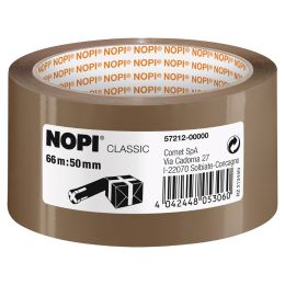 NOPI Verpackungsklebeband Classic, 50 mm x 66 m, transparent