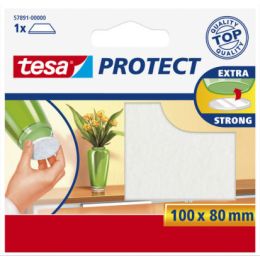 tesa Protect Filzgleiter, braun, Maße: 100 x 80 mm