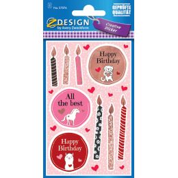 AVERY Zweckform ZDesign Geschenke-Sticker Happy Birthday