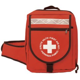 LEINA Erste-Hilfe-Notfallrucksack, 36-teilig, rot