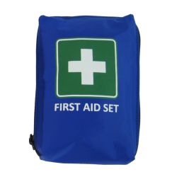 LEINA Mobiles Erste-Hilfe-Set First Aid, 21-teilig, blau