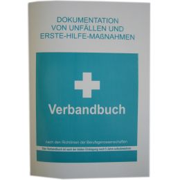 LEINA Verbandbuch, DIN A5, Farbe: weiß/grün