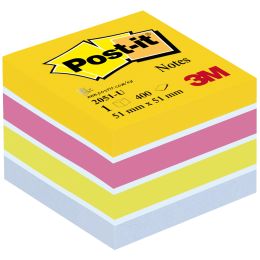 Post-it Haftnotiz-Wrfel Mini, 51 x 51 mm, pinktne/orange