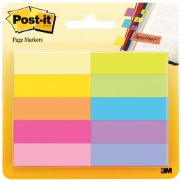 Post-it Pagemarker aus Papier, 15 x 50 mm, farbig sortiert