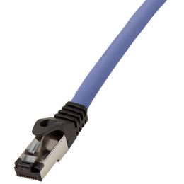 LogiLink Premium Patchkabel, Kat. 8.1, S/FTP, 1,0 m, blau