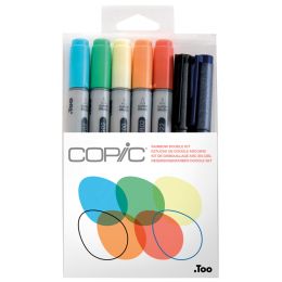 COPIC Marker ciao, 7er Set Doodle Kit Rainbow