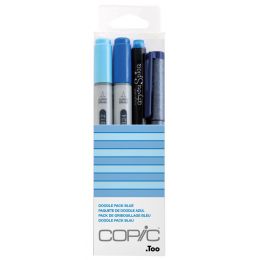 COPIC Marker ciao, 4er Set Doodle Pack Blue