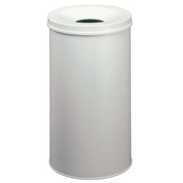 DURABLE Papierkorb SAFE, rund, 60 Liter, schwarz