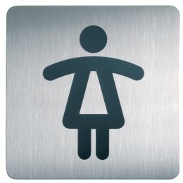 DURABLE Piktogramm PICTO WC Damen, quadratisch