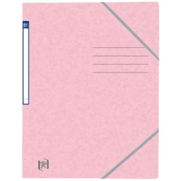Oxford Eckspannermappe Top File+, DIN A4, pastell rosa