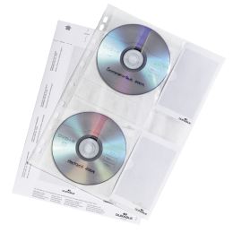 DURABLE CD-/DVD-Hlle COVER M, fr 4 CDs, PP, DIN A4