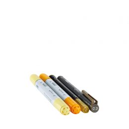 COPIC Marker ciao, 4er Set Doodle Pack Yellow