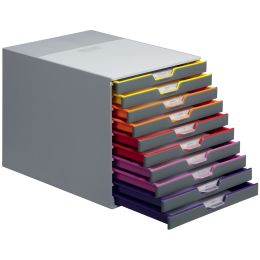 DURABLE Schubladenbox VARICOLOR 10, mit 10 Schubladen