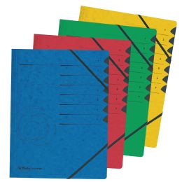 herlitz Ordnungsmappe easyorga, A4, Karton, 7 Fächer, gelb