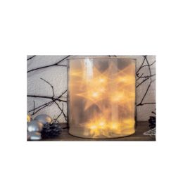 HEYDA 3D-Effektfolie Sterne, 300 mm x 1 m, transparent